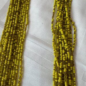 Handmade African beaded necklace / belt